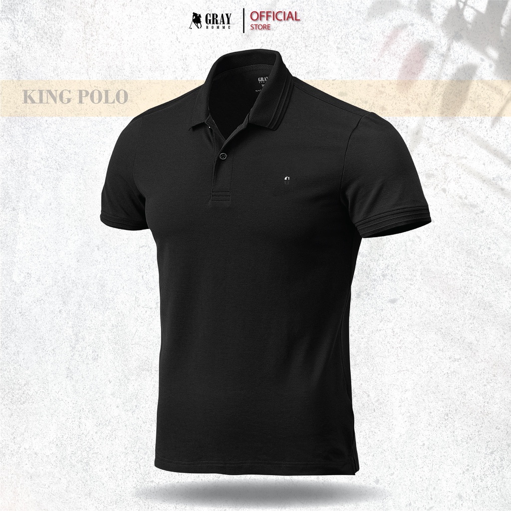 Áo polo nam GRAYHOMME Trơn cổ bẻ tay ngắn kiểu dáng basic chất vải Cotton cao cấp - TPG100 | BigBuy360 - bigbuy360.vn
