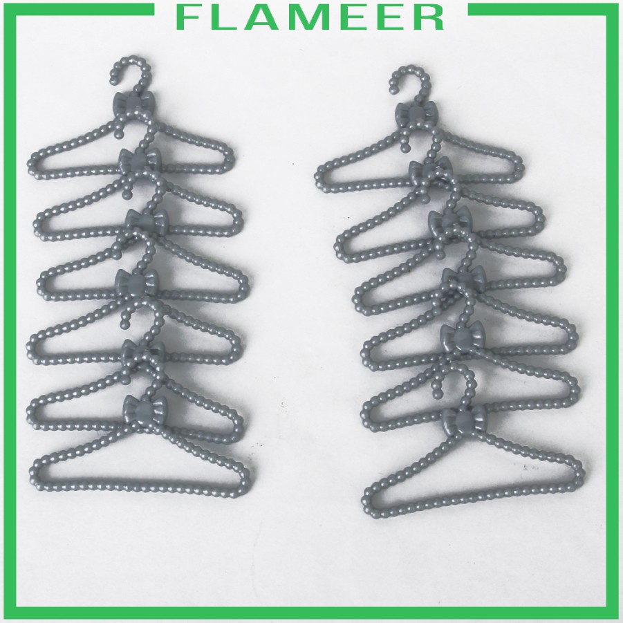 Bộ 12 Móc Treo Quần Áo Bằng Nhựa