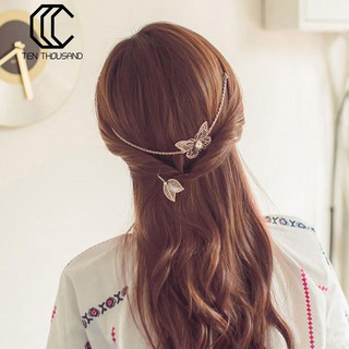 Trâm cài tóc hình chiếc lá thời trang dành cho nữ