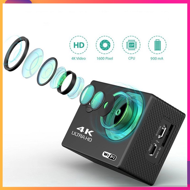 Camera Hành Trình 1080 Sports ⭐ Camera 4K Ultra HD hành trình xe máy ⭐ CHỐNG NƯỚC, Chống Rung Lấy Nét Tự Động | BigBuy360 - bigbuy360.vn