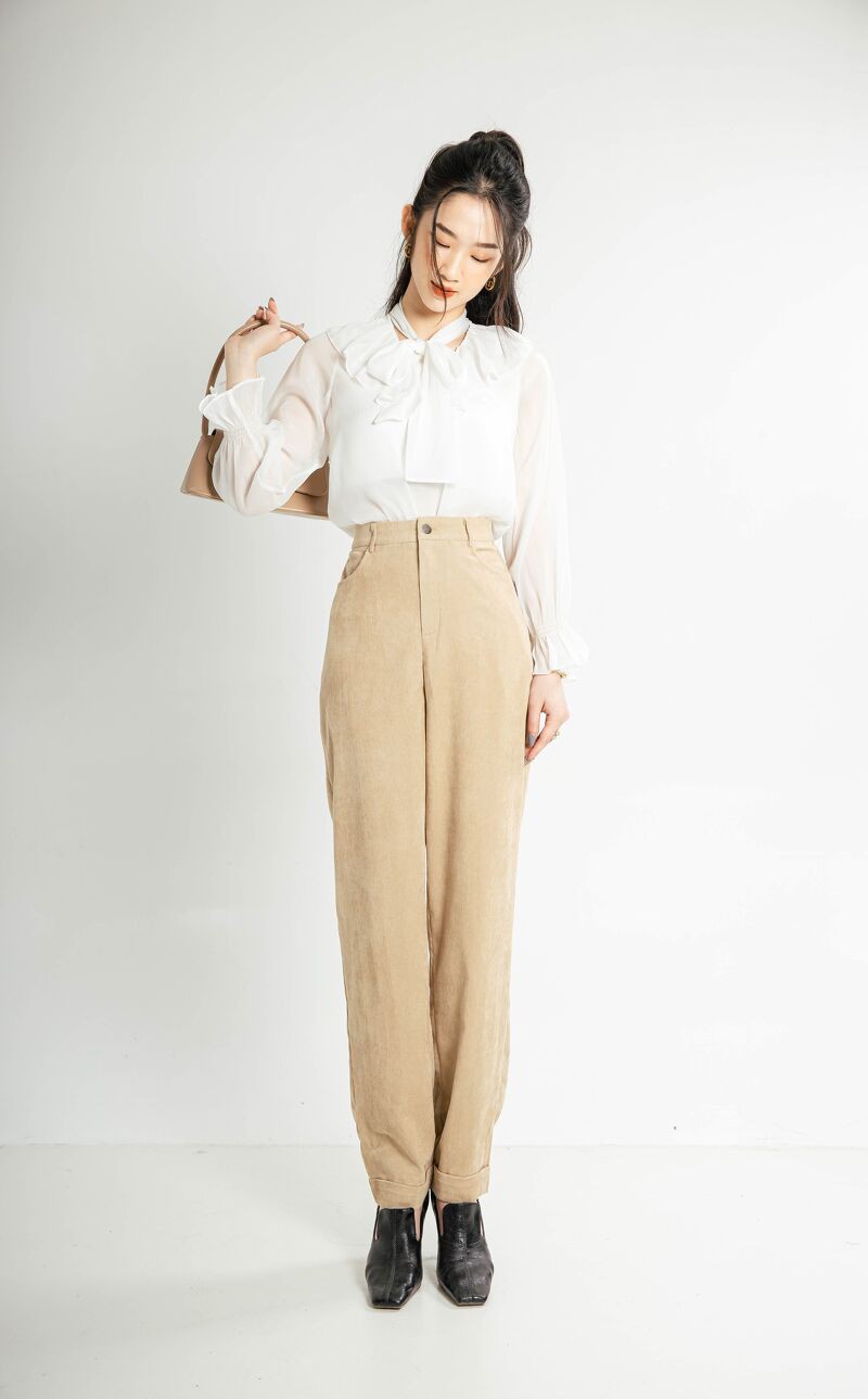 Quần nhung baggy CCHAT
