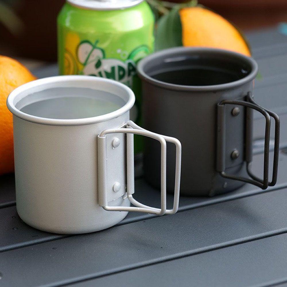 Cốc Uống Trà / Nước Bằng Hợp Kim Nhôm Siêu Nhẹ Chống Ăn Mòn Chống Ăn Mòn Tiện Dụng Mang Theo Du Lịch Cắm Trại