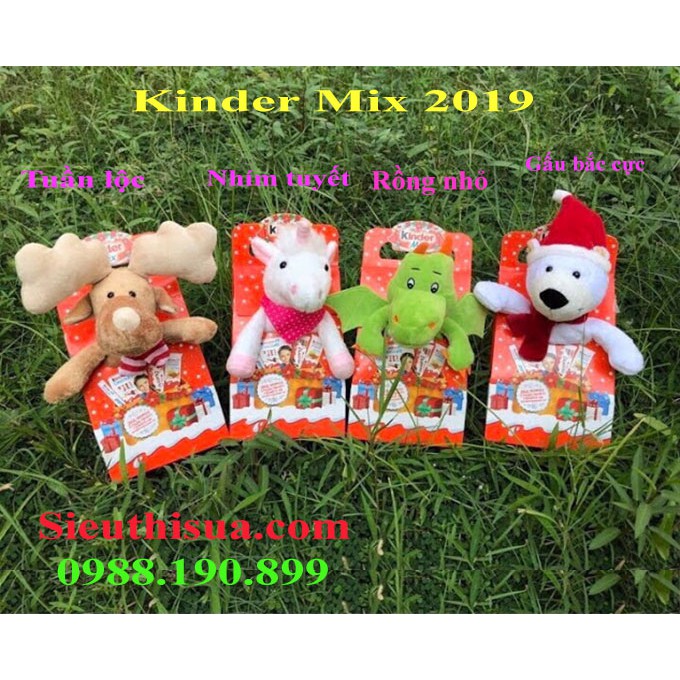 Kẹo Kinder socola hình gấu bắc Cực của Nga cho mùa giáng sinh 2018