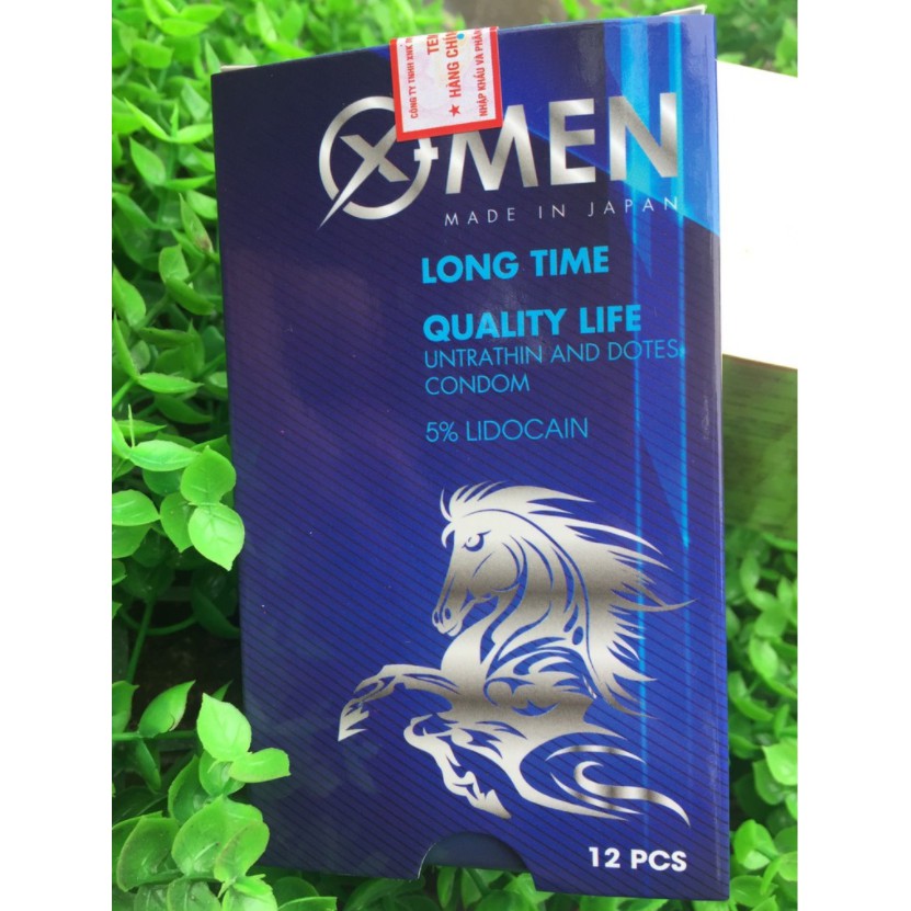 Bao Cao Su XMEN LONG TIME QUALITY LIFE - 5% LIDOCAIN Kéo dài thời gian quan hệ