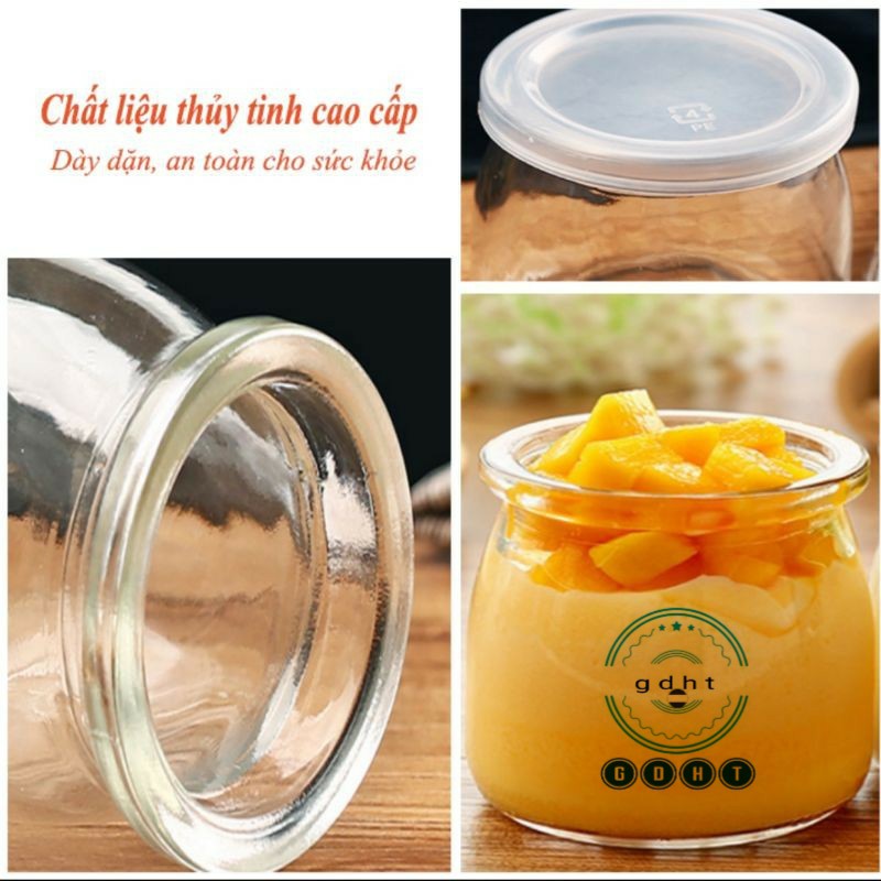 10 hũ thủy tinh làm sữa chua, caramen 200ml | BigBuy360 - bigbuy360.vn