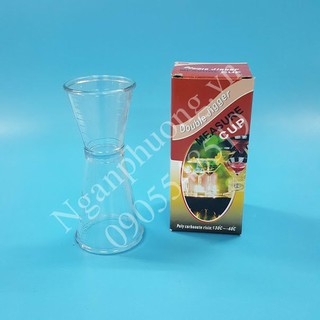 Ly đong nhựa 2 đầu 20x40ml, jigger đong