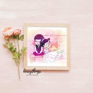 Tranh chibi theo yêu cầu
