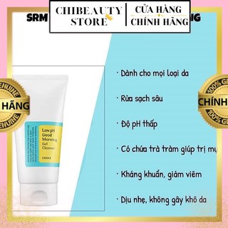 [TUÝP XANH] Sữa Rửa Mặt Dạng Gel Chiết Xuất Từ Dầu Cây Trà Cosrx Low PH Good Morning Gel Cleanser 150 ml