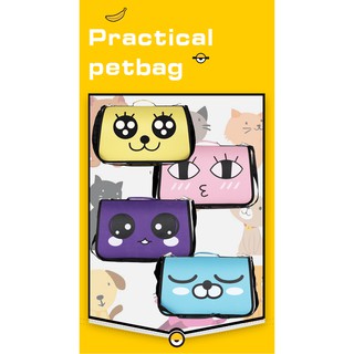 (Lỗi nhẹ)Túi Vận Chuyển Chó Mèo Mặt Cảm Xúc - Túi Đựng Chó Mèo Giá Rẻ - Nhiều Màu Đủ Size