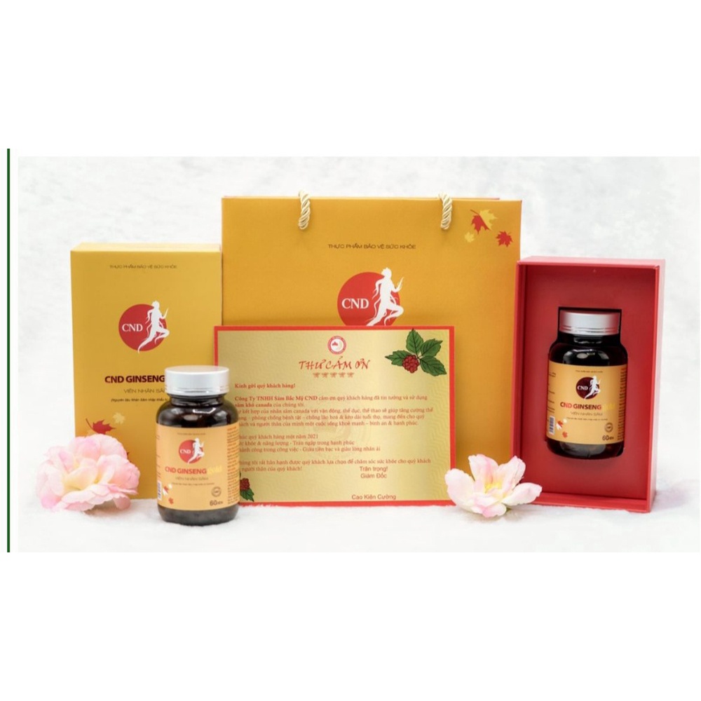 Viên nhân sâm Canada CND GINSENG GOLD