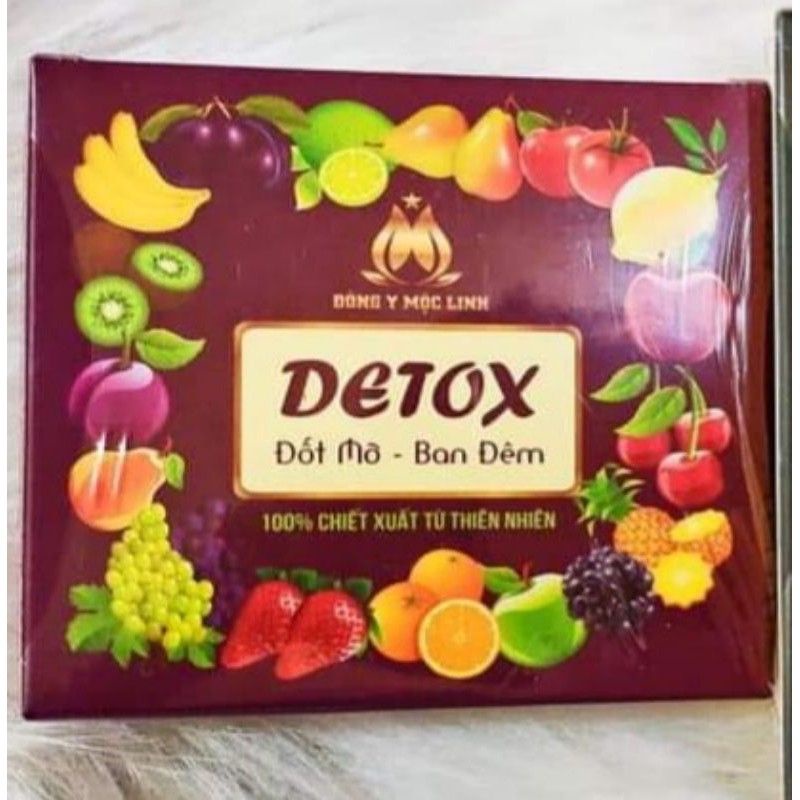 Hộp 15 viên detox x3 giảm mỡ ban đêm