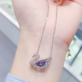 Dây chuyền S925 mặt thiên nga xanh dương thời trang dành cho nữ 5533397