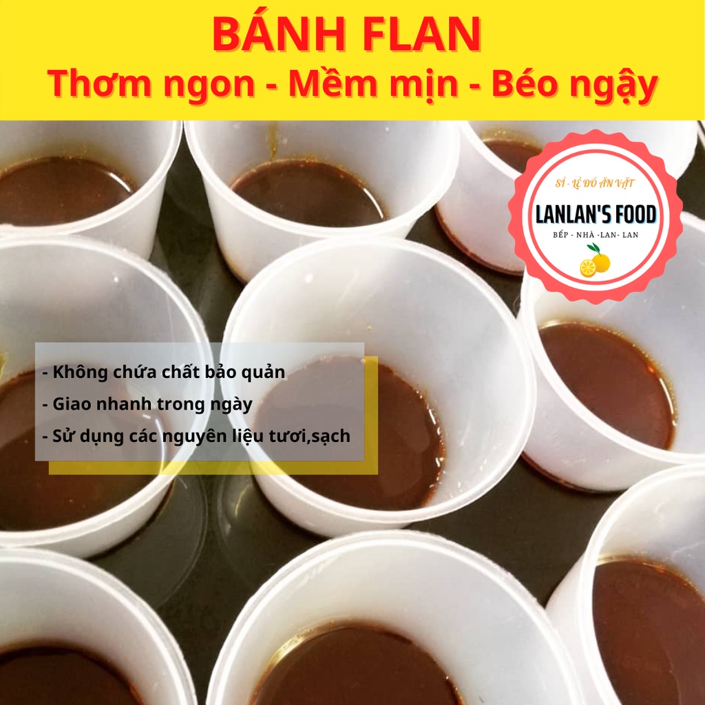 (CHỈ GIAO TPHCM) 10 HỦ BÁNH FLAN NHÀ LÀM NHƯ HÌNH