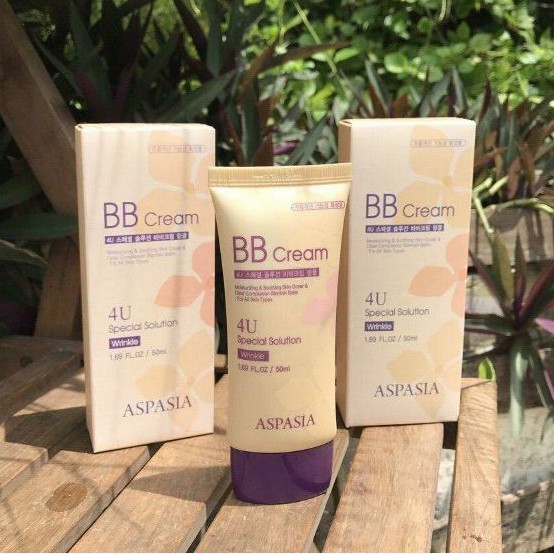 Kem nền chống nắng Aspasia 4U Special B.B Solution Cream Spf50 Pa+++ Hàn Quốc 50ml | BigBuy360 - bigbuy360.vn