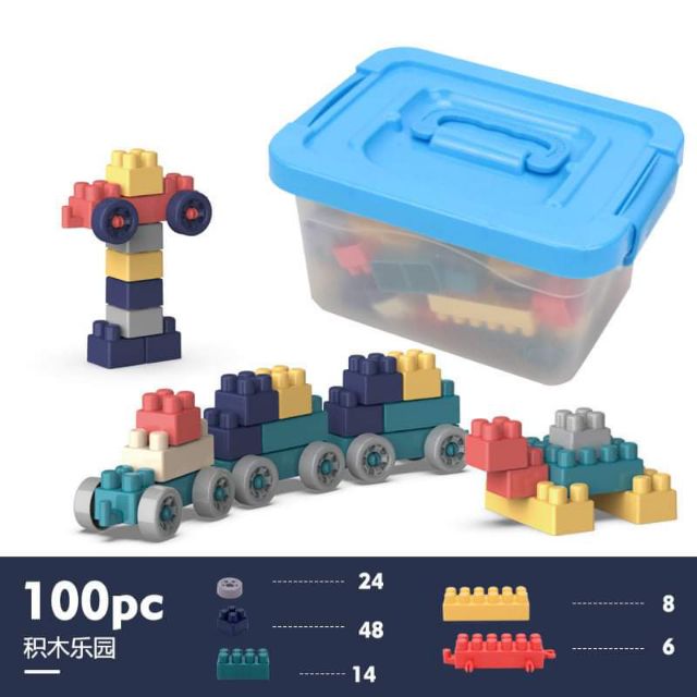 BỘ LEGO XẾP HÌNH 100 MÓN