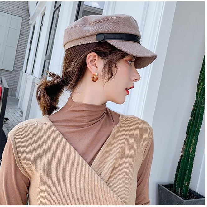 MŨ NỒI BERET BÒ LƯỠI TRAI HÀN QUỐC PK252