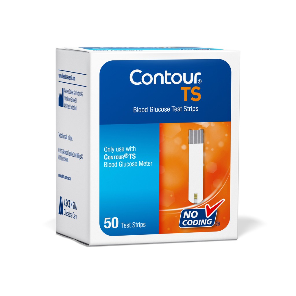Que thử đường huyết Contour TS 50 que