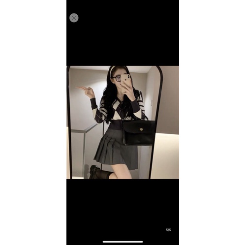 Áo khoác len freesize cardigan thu đông phong cách hàn quốc ziczac | BigBuy360 - bigbuy360.vn