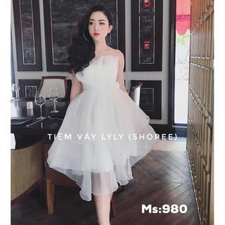 ❤️[ẢNH THẬT] V25 VÁY TRẮNG CÚP NGỰC DỰ TIỆC, ĐẦM CÔNG CHÚA XẾP TẦNG XOÈ, VÁY CHỤP KỈ YẾU, ĐI TIỆC CƯỚI❤️
