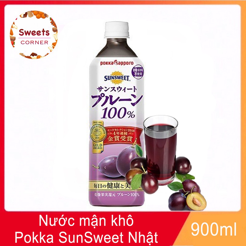 Nước Ép Mận Khô Sunsweet Prune Juice Nhật Bản 900ml