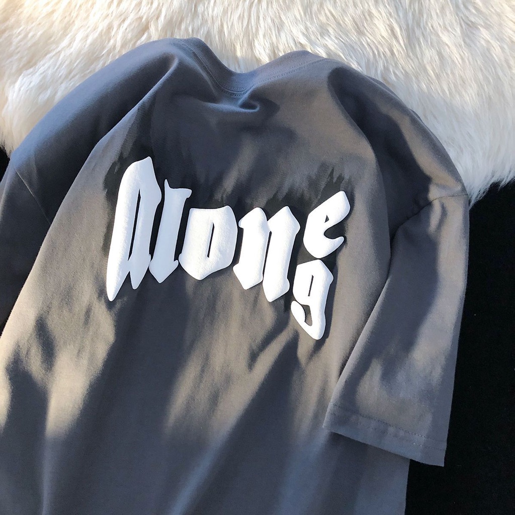 Áo Thun Cotton Tay Ngắn Dáng Rộng Phong Cách Đường Phố Mỹ Thời Trang Mùa Hè Hàng Mới