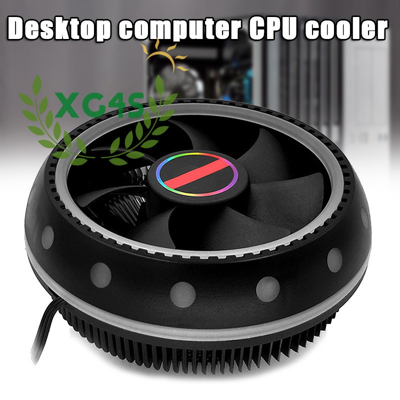 Quạt Tản Nhiệt Cpu Để Bàn Có Đèn Rgb Màu Sắc Không Gây Tiếng Ồn @ My