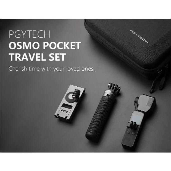 Combo phụ kiện Osmo Pocket - PGYTECH - Cao cấp - Chính hãng