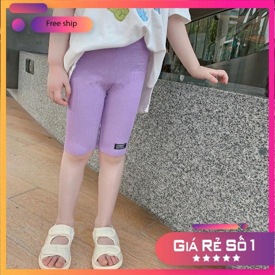Quần Legging ngố đùi Cotton Mùa Hè Tiện Lợi Cho Bé Gái Songngukids