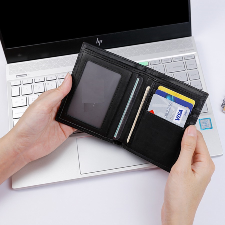 Ví Nam Đứng Da Bò Thật Đẳng Cấp Tặng Kèm Hộp Cao Cấp | Bóp Nam