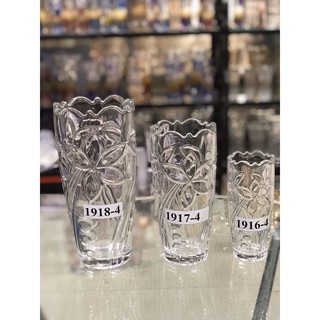 Lọ, bình hoa thủy tinh bom trắng 25cm, 30cm