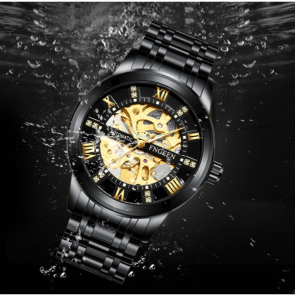 Đồng hồ cơ nam chính hãng FNGEEN lộ máy tuyệt đẹp, kiểu dáng lịch lãm, dây thép không rỉ ( Mã: AFC04 ) | BigBuy360 - bigbuy360.vn