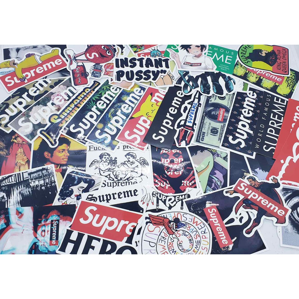 <CSGO SHOP> Sticker Gói 5: Supreme stickers (50 stickers CSGO/ 1 gói)