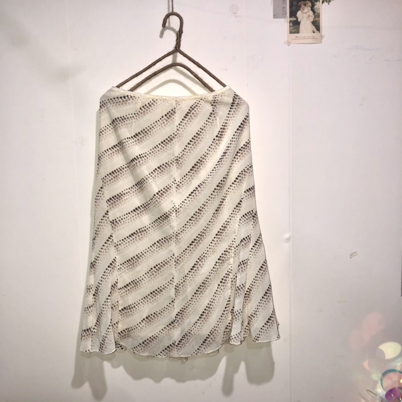 Summer fairy aesthetic set - Set áo lưới lấp lánh và chân váy voan hoạ tiết vintage 2hand