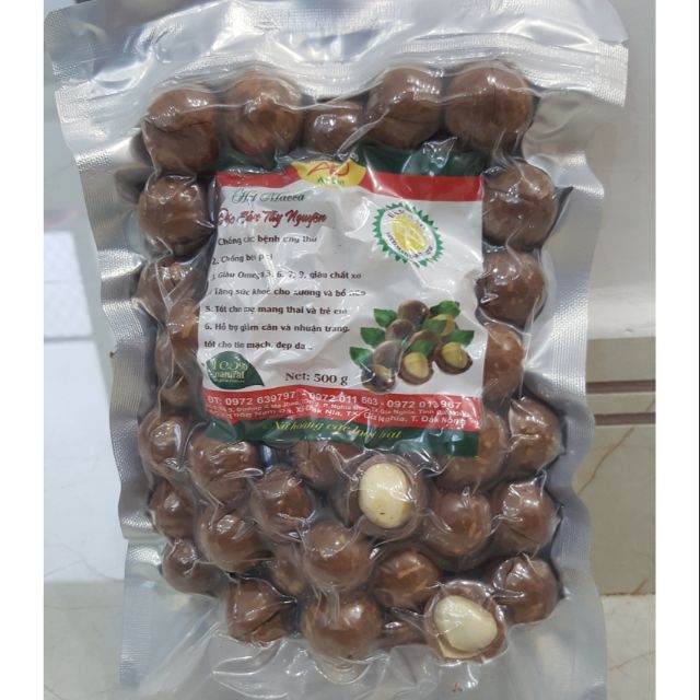 [Loại 1] 500g HẠT MACCA SẠCH 100% NGUYÊN CHẤT- [CAM KẾT NGUỒN GỐC RÕ RÀNG]KHÔNG CHẤT BẢO QUẢN