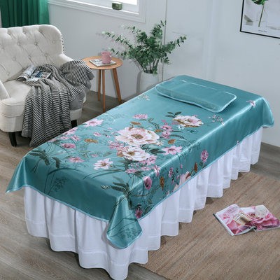 Làm đẹp giường chiếu mùa hè thoáng khí cao cấp Thẩm mỹ viện chuyên dụng massage tấm lụa băng ghế có thể gập lại nước rửa