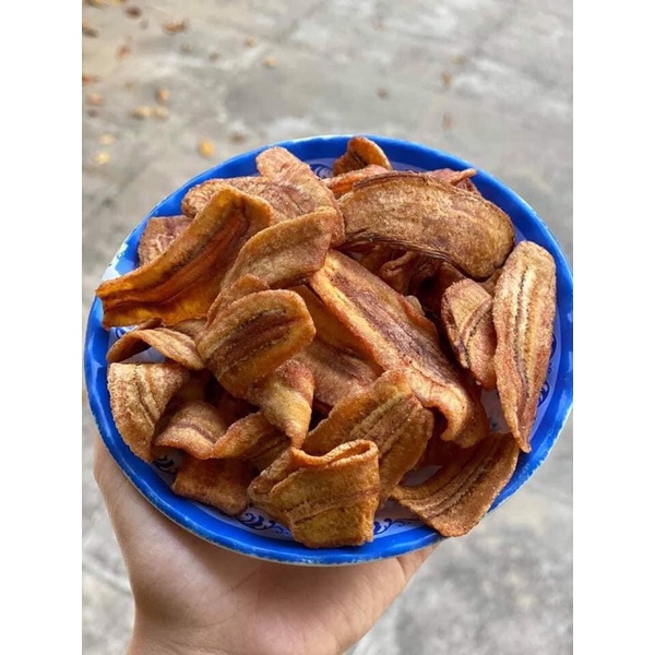 Chuối Sấy Giòn Gia Lai Không Đường