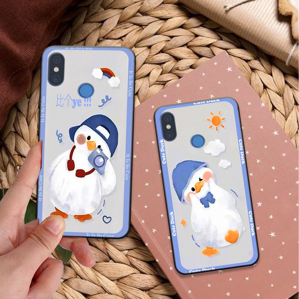 Ốp Xiaomi Mi 8 / Mi 8 se bộ hình cute dễ thương gấu thỏ xinh xắn vẽ tay lạ mắt