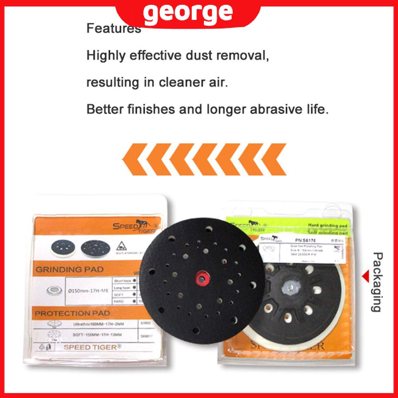 Tấm Chà Nhám Mềm 6 Inch 17 Lỗ Chuyên Dụng Cho Máy Mài | BigBuy360 - bigbuy360.vn