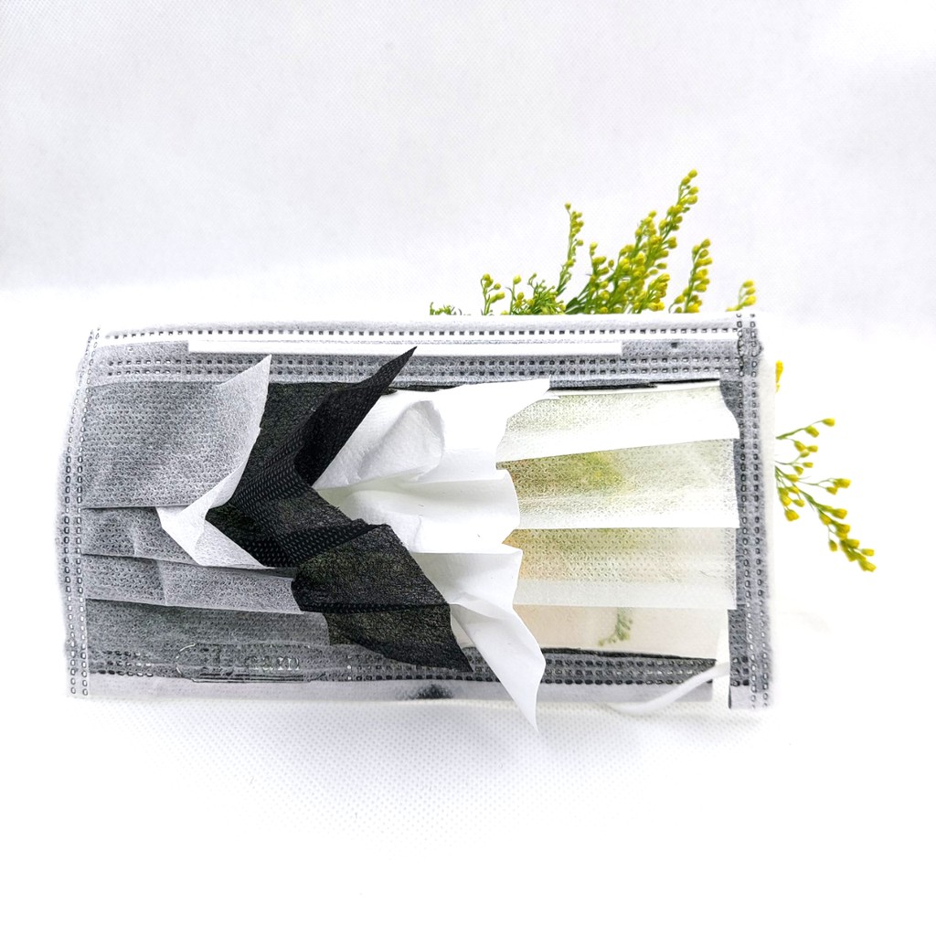 Khẩu trang y tế 4 lớp Hynam - Giấy lọc kháng khuẩn - Hiệu suất lọc BFE 97% - (50 cái/ hộp) | BigBuy360 - bigbuy360.vn