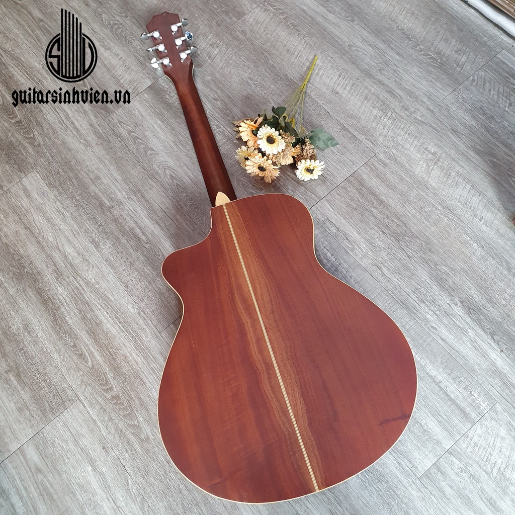 Đàn guitar acoustic SV-A4BV cao cấp có Bevel - Dành cho dân chơi lâu năm - Tặng full phụ kiện - Bảo hành 18 tháng