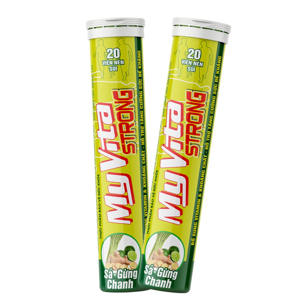 Viên sủi myvita strong c & strong 250mg vitamin c xả - chanh - gừng tuýp 20 - ảnh sản phẩm 4