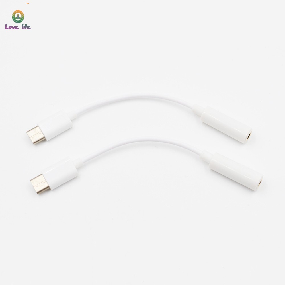 Dây cáp âm thanh chuyển đổi đầu Type-C thành cổng âm thanh AUX 3.5mm dành cho Xiaomi 6 Mi6 Letv 2 Pro 2