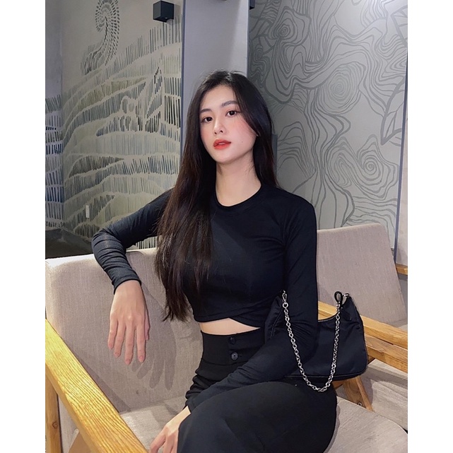 BASIC CROPTOP▪Áo croptop tim chéo eo