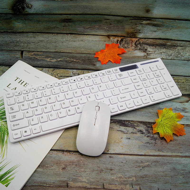 Bộ Bàn Phím Và Chuột Không Dây Siêu Mỏng 2.4g Cho Laptop / Pc | BigBuy360 - bigbuy360.vn
