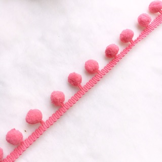 Dây tua rua trang trí hạt pompom