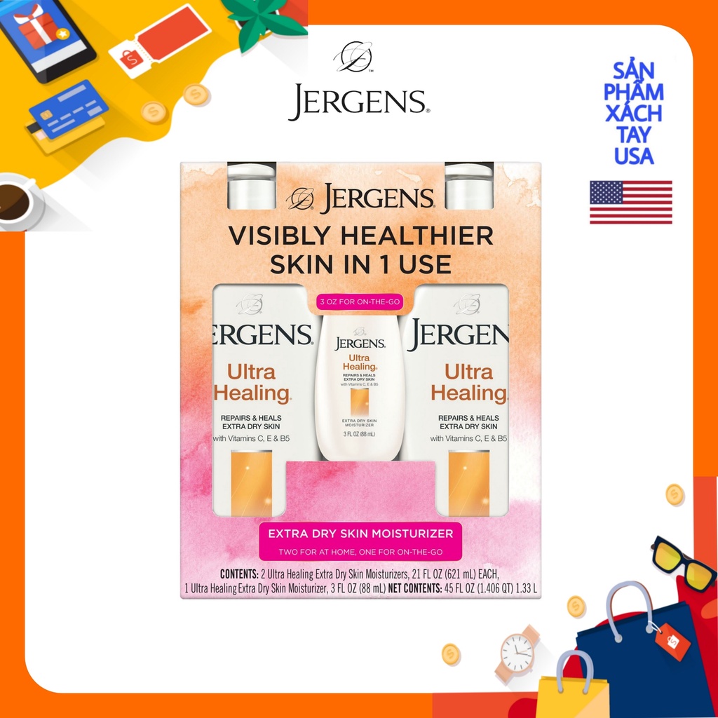 Sản phẩm dưỡng thể Jergens Ultra Healing