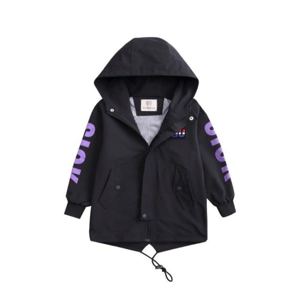 Áo Khoác Gió Phong Cách Mới 2022 Thời Trang Xuân Thu Cho Bé Trai Và Gái 12 Tuổi