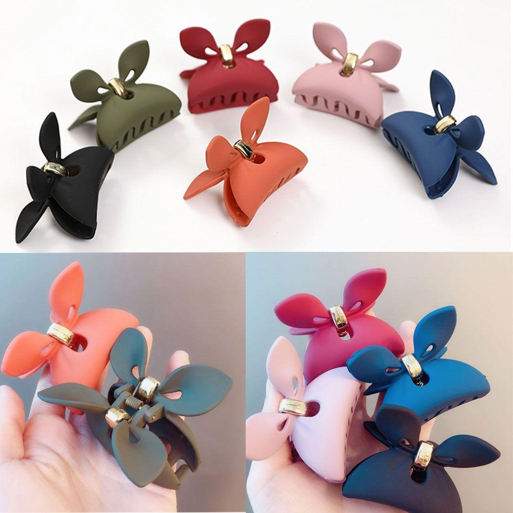 Kẹp Tóc Càng Cua Bằng Acrylic Màu Sắc Ngọt Ngào Thời Trang