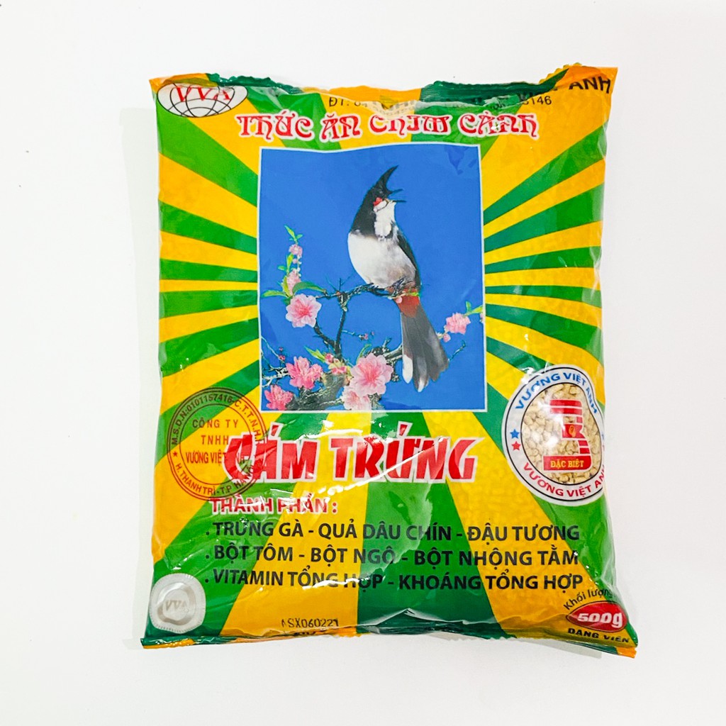 Cám trứng tổng hợp Vương Việt Anh cao cấp 500g - Cám chim tổng hợp Vương Việt Anh giá rẻ