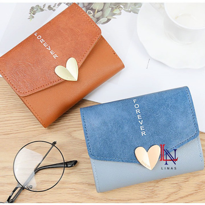 FreeShip Ví nữ cầm tay mini hình trái tim xinh xắn hàng cao cấp MT131